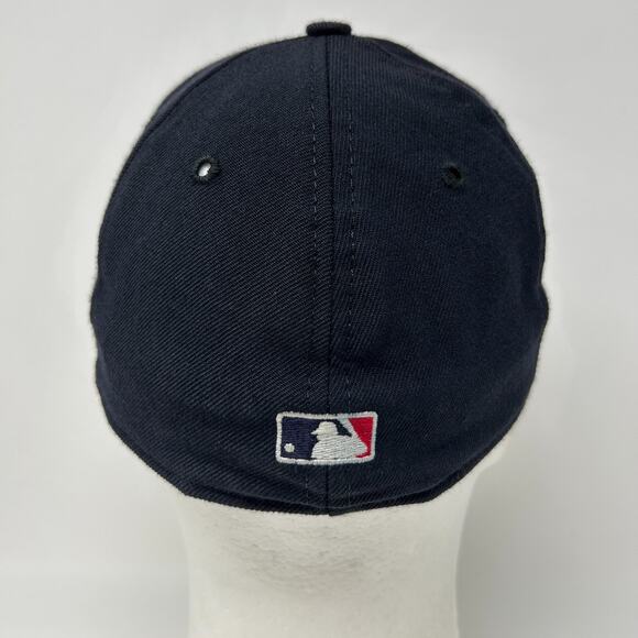 Vintage Y2Ks Boston Red Sox Hat Baseball Cap New Era Wool USA Blue Fitted 7 1/8 - Picture 3 of 10